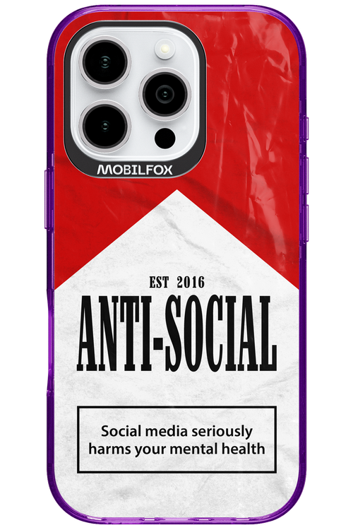 ANTI-SOCIAL II 2.0 - Apple iPhone 16 Pro