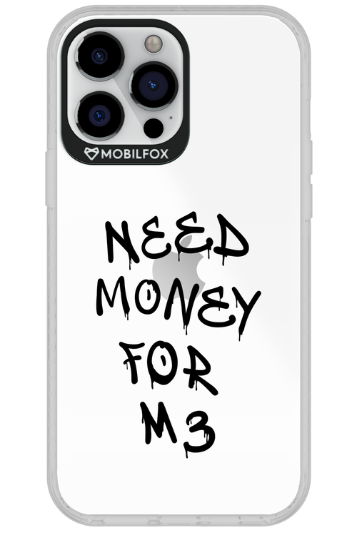 Need M3 Transparent Black - Apple iPhone 13 Pro Max