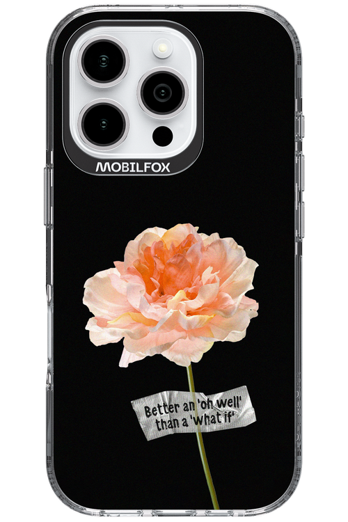 Flower Black - Apple iPhone 16 Pro