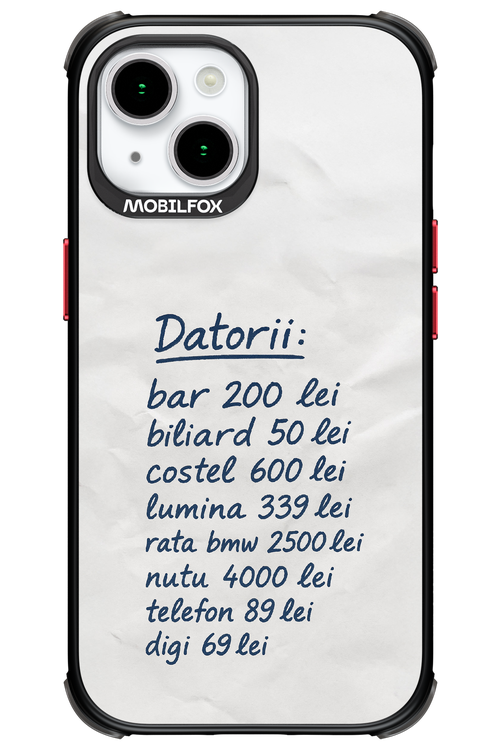 The List 2.0 - Apple iPhone 15