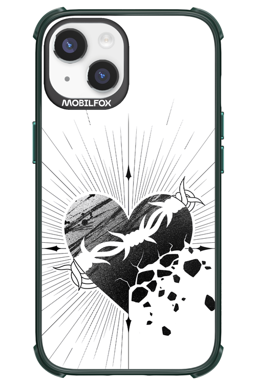 Fekete Szív - Apple iPhone 14