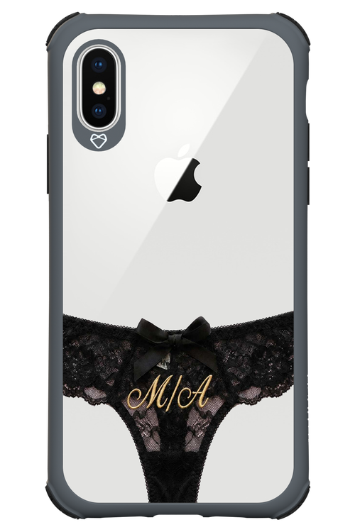 Black Panties Transparent 2.0 - Apple iPhone XS