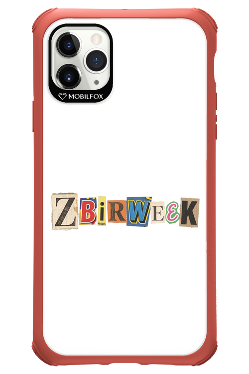 Zbirweek (white) 2.0 - Apple iPhone 11 Pro Max