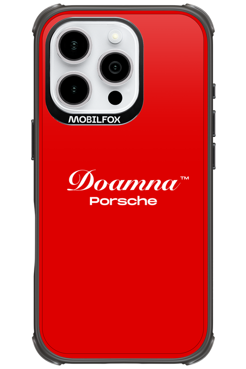 Doamna Porsche (red) - Apple iPhone 16 Pro