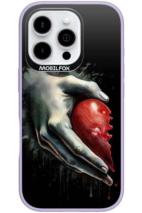Painted Hearted Left - Apple iPhone 16 Pro