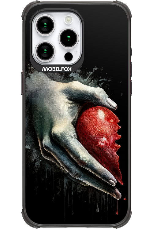 Painted Hearted Left - Apple iPhone 15 Pro Max