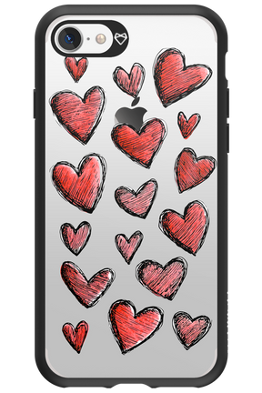 Red Love Transparent 2.0 - Apple iPhone 7