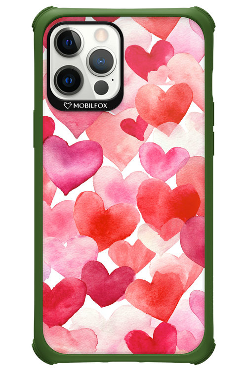 Water Painted Heart 2.0 - Apple iPhone 12 Pro Max