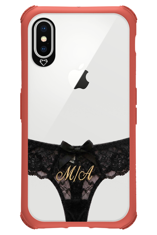 Black Panties Transparent 2.0 - Apple iPhone XS