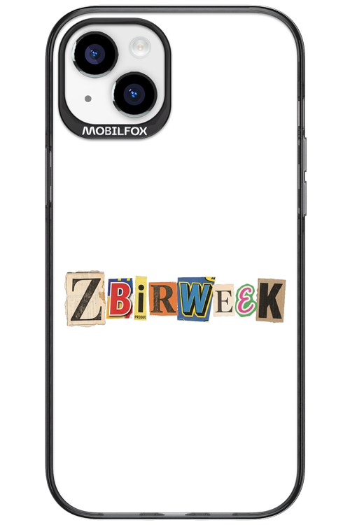 Zbirweek (white) 2.0 - Apple iPhone 15 Plus