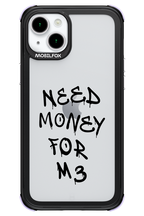 Need M3 Transparent Black - Apple iPhone 15 Plus
