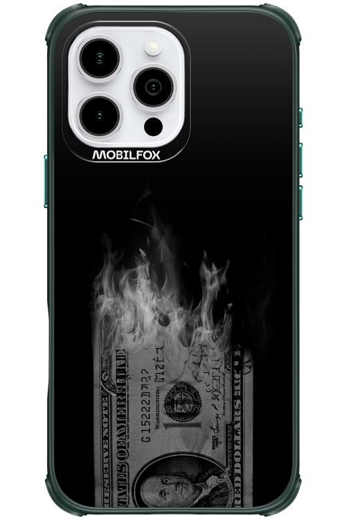 Money Burn B&W 2.0 - Apple iPhone 16 Pro Max