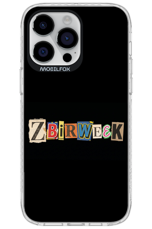 Zbirweek (black) 2.0 - Apple iPhone 14 Pro Max