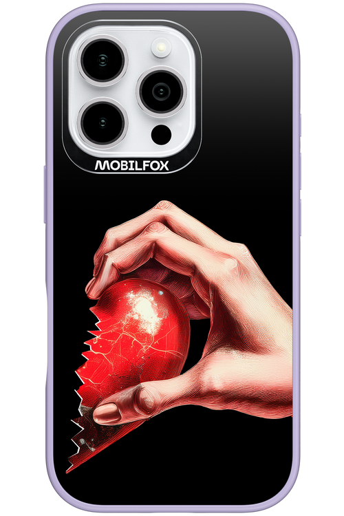 Broken Heart Right - Apple iPhone 16 Pro