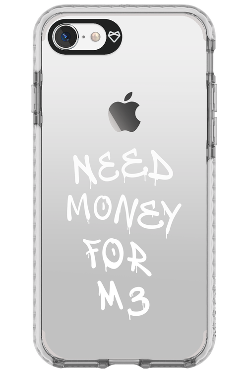 Need M3 Transparent White - Apple iPhone 7