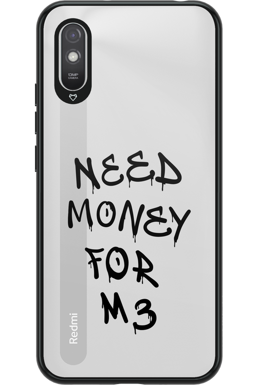 Need M3 Transparent Black - Xiaomi Redmi 9A