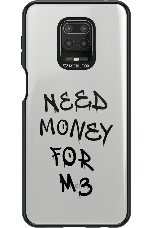 Need M3 Transparent Black - Xiaomi Redmi Note 9 Pro