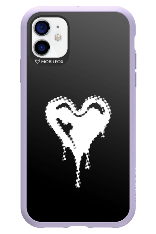 Heart Black - Apple iPhone 11