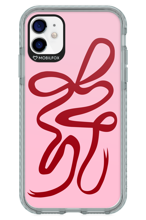 Burgundy Bow - Apple iPhone 11