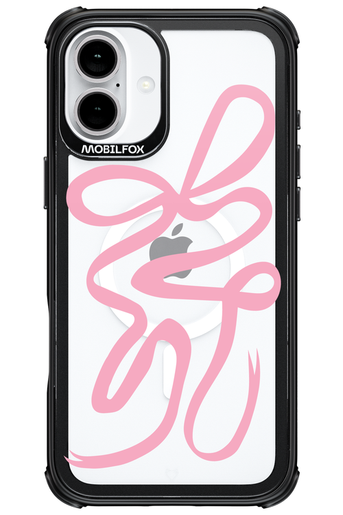 Pink Bow - Apple iPhone 16 Plus