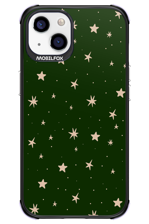 Forest Green Stars - Apple iPhone 13