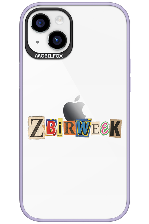 Zbirweek (transparent) 2.0 - Apple iPhone 15 Plus