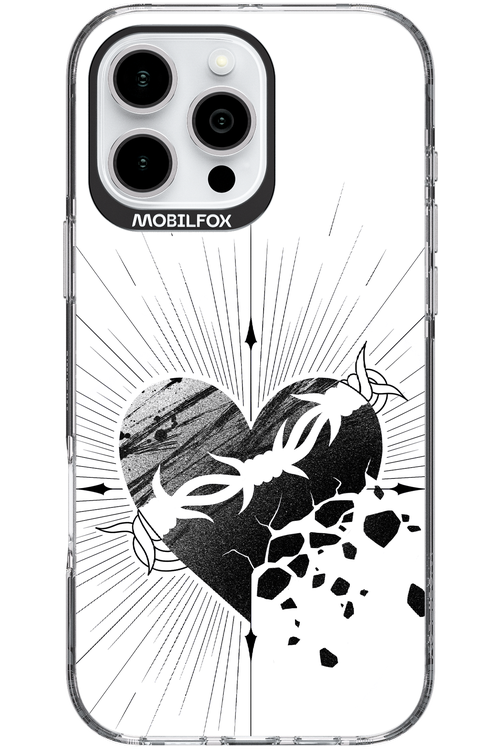 Fekete Szív - Apple iPhone 16 Pro Max