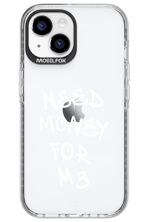 Need M3 Transparent White - Apple iPhone 15