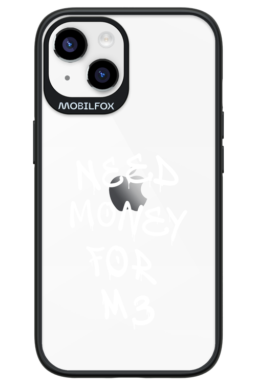 Need M3 Transparent White - Apple iPhone 14