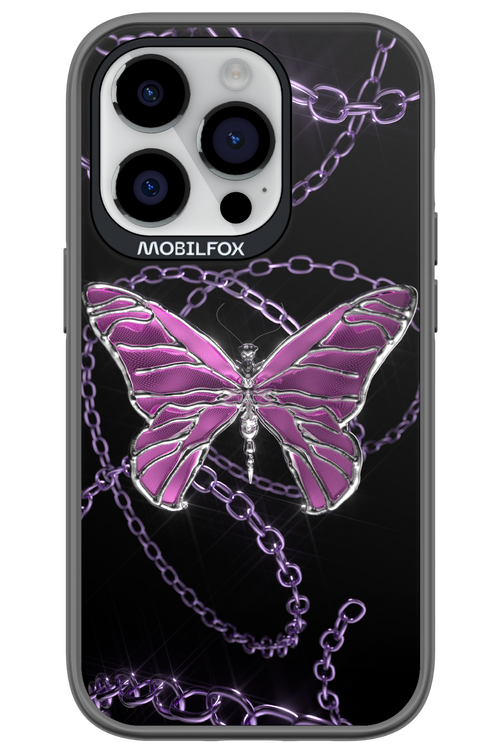 Butterfly Necklace - Apple iPhone 14 Pro