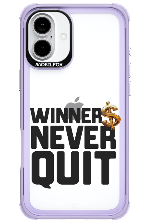 Winners Never Quit - Apple iPhone 16 Plus