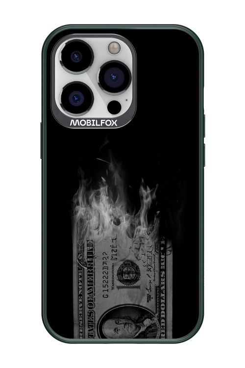 Money Burn B&W 2.0 - Apple iPhone 13 Pro