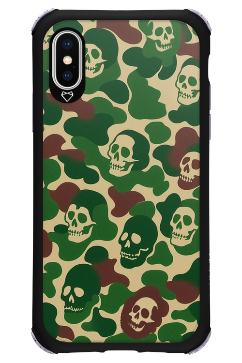 Camo Skull - Apple iPhone X