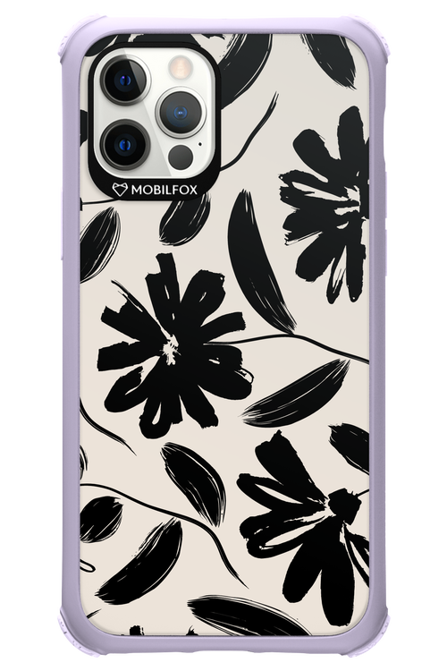 Monochrome Flowerss 2.0 - Apple iPhone 12 Pro
