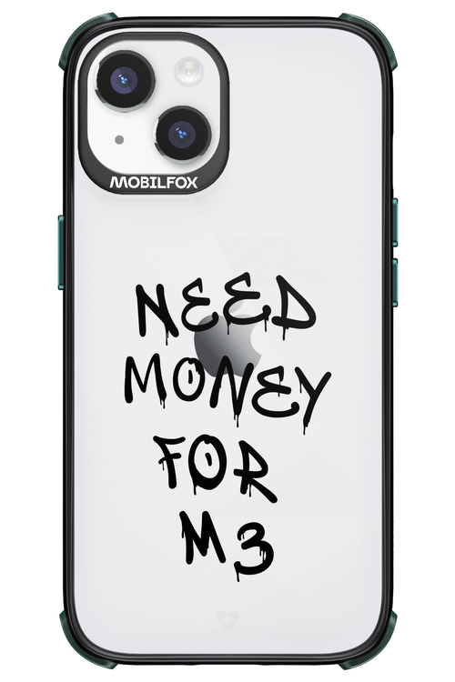 Need M3 Transparent Black - Apple iPhone 14