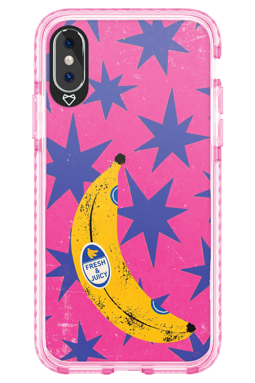 BANANA POP BLUE 2.0 - Apple iPhone X