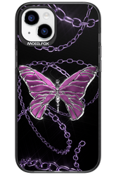 Butterfly Necklace - Apple iPhone 15 Plus