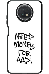 Need Money For Audi Black - Xiaomi Redmi Note 9T 5G