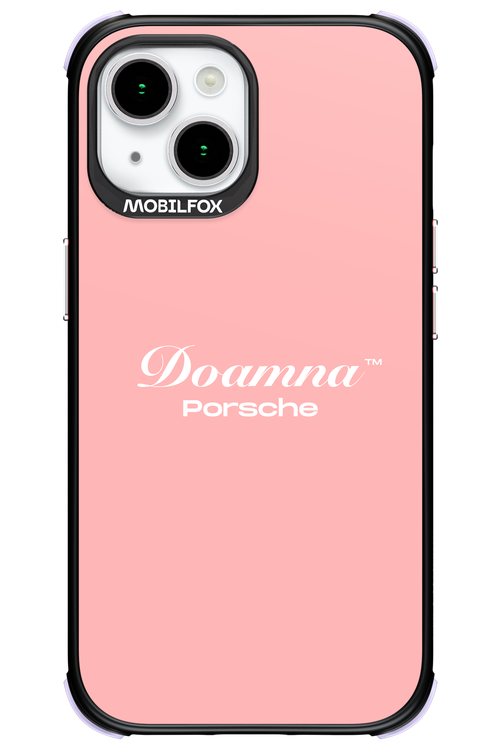 Doamna Porsche (pink) - Apple iPhone 15
