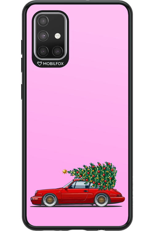 XMAS Car Pink - Samsung Galaxy A71