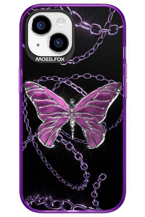 Butterfly Necklace - Apple iPhone 15