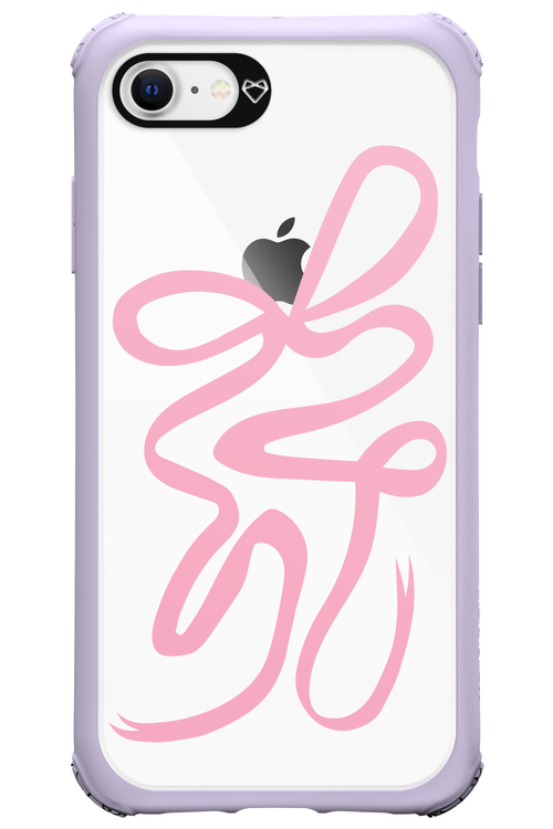 Pink Bow - Apple iPhone 8