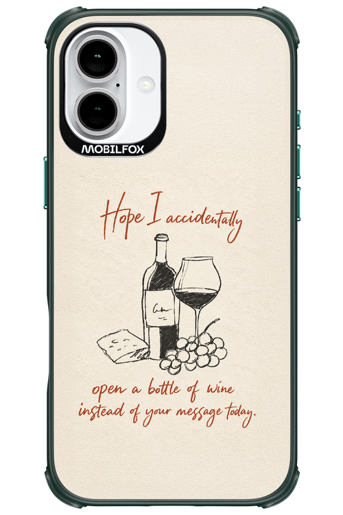 Bottle of wine 2.0 - Apple iPhone 16 Plus