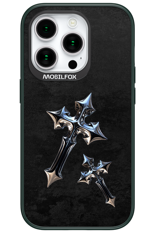 Chrome Crosses 2.0 - Apple iPhone 15 Pro