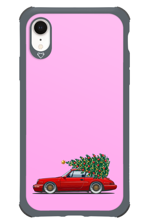 XMAS Car Pink - Apple iPhone XR