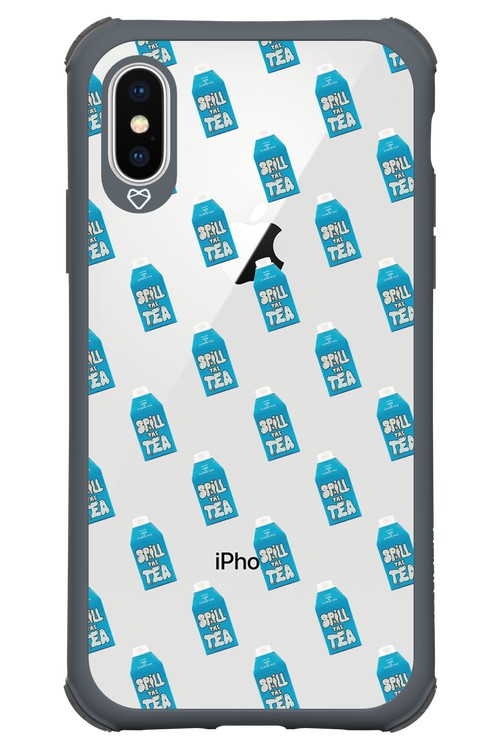 Blue Tea Party Chaos - Apple iPhone X