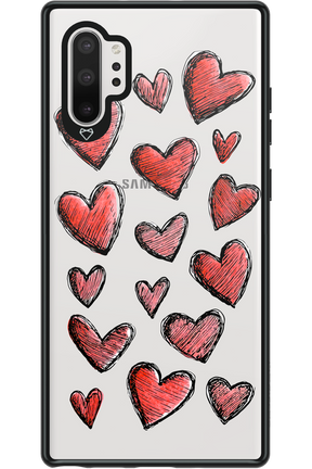 Red Love Transparent 2.0 - Samsung Galaxy Note 10+