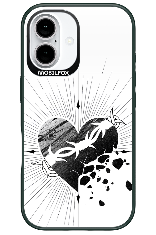 Fekete Szív - Apple iPhone 16