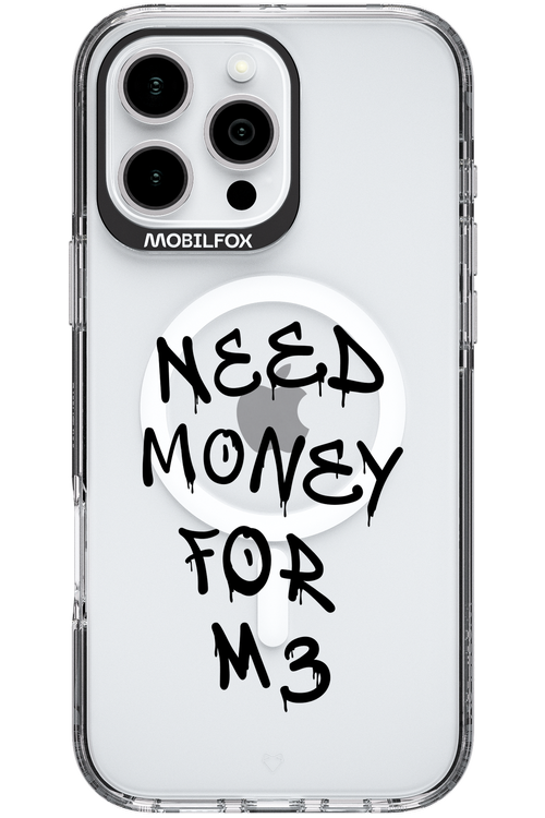 Need M3 Transparent Black - Apple iPhone 16 Pro Max