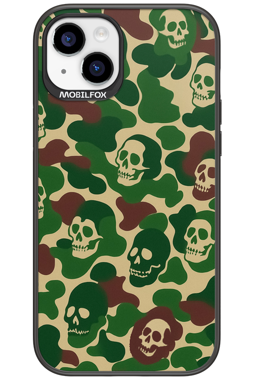 Camo Skull - Apple iPhone 15 Plus